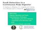Fault Detection in a  Continuous Pulp Digester