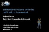 Embedded systems  with  the .NET Micro Framework
