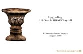 Upgrading  11i Oracle HRMS/Payroll