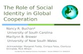 The Role of Social Identity in Global Cooperation