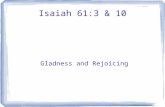 Isaiah 61:3 & 10