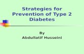 Strategies for Prevention of Type 2 Diabetes