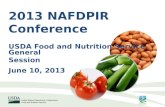 2013 NAFDPIR Conference USDA Food and Nutrition Service
