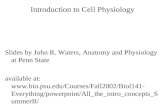 Introduction to Cell Physiology