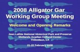2008 Alligator Gar  Working Group Meeting