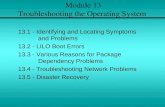 Module 13 Troubleshooting the Operating System