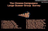 The Clowes-Campusano  Large Quasar Group  Survey