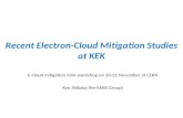 Recent Electron-Cloud Mitigation Studies at KEK