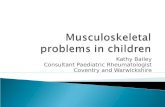 Musculoskeletal problems in children