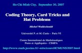 Coding Theory, Card Tricks and Hat Problems