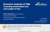 Economic Analysis of VRE: Assessing Attributable Cost and Length of Stay