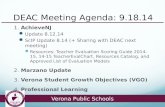 DEAC Meeting Agenda: 9.18.14