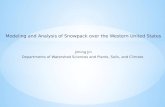 Modeling and Analysis of Snowpack over the Western United States Jiming Jin