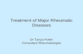 Treatment of Major Rheumatic Diseases