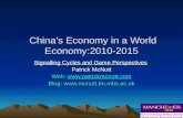 China’s Economy in a World Economy:2010-2015