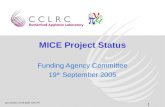 MICE Project Status