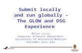 Submit locally  and run globally – The GLOW and OSG Experience