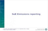 SoE Emissions reporting