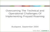 Overcoming The Technical and Operational Challenges Of Implementing Prepaid Roaming