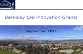 Berkeley Lab Innovation Grants