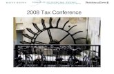 2008 Tax Conference