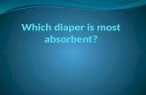 Which diaper is most absorbent?