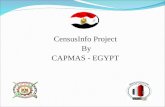 CensusInfo Project By  CAPMAS - EGYPT