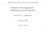 Pattern Recognition: Statistical and Neural