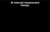 IB Internal Assessment Design