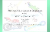Mechanical Motion Simulation with  MSC vNastran 4D