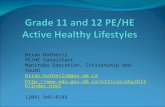 Grade 11 and 12 PE/HE Active Healthy Lifestyles