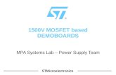 1500V MOSFET based DEMOBOARDS