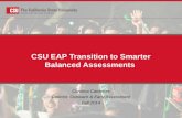 CSU EAP Transition to Smarter Balanced Assessments