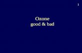Ozone good & bad