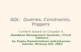 SQL:  Queries, Constraints, Triggers