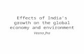 Effects of India’s growth on the global economy and environment