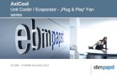 AxiCool Unit Cooler / Evaporator - „Plug & Play“ Fan series