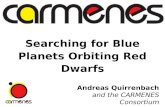 Andreas Quirrenbach and the CARMENES Consortium