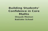 Building Students’ Confidence in Core Maths