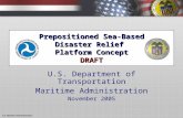 Prepositioned Sea-Based Disaster Relief  Platform Concept DRAFT