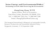 Asian Energy and Environmental Policy: Promoting Growth while Preserving the Environment