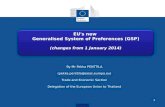 EU's new  Generalised System  of Preferences (GSP) (changes from 1 January 2014)