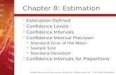 Chapter 8: Estimation