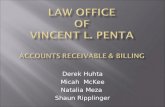 Law Office  of  Vincent L.  Penta Accounts Receivable & Billing