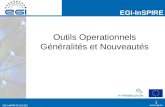 Outils  Operationnels Généralités et Nouveautés