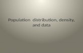 Population  distribution, density, and data