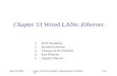 Chapter 13 Wired LANs:  Ethernet