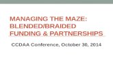 Managing the Maze: Blended/Braided Funding &  Partnerships
