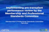 Membership & Professional Standards Committee Fall 2014