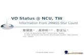 VO Status @ NCU, TW Information From 2MASS Star Count